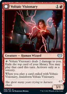 0183 Voltaic Visionary U Innistrad: Crimson Vow
