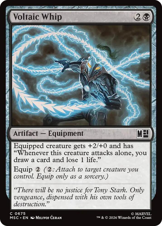 0675 Voltaic Whip C Commander: Marvel Super Heroes
