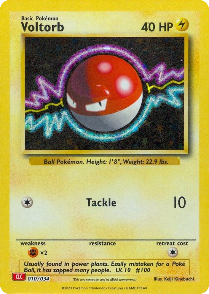 0010 Voltorb Classic Collection Trading Card Game Classic