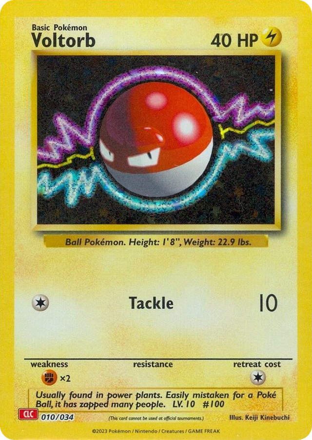 0010 Voltorb Classic Collection Trading Card Game Classic