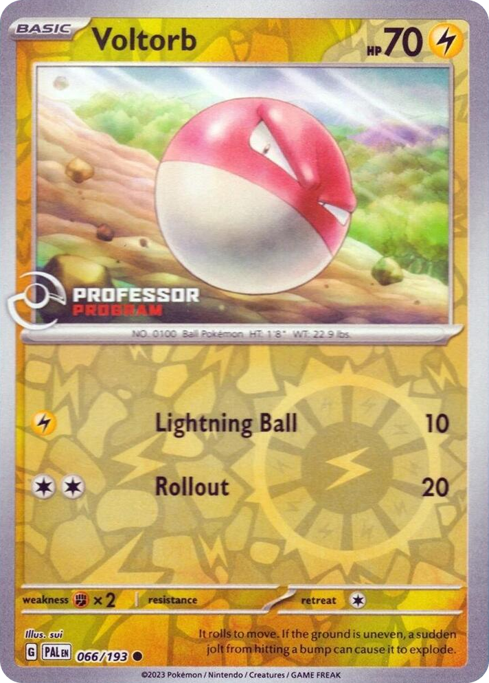 0066 Voltorb Common Professor Program Promos