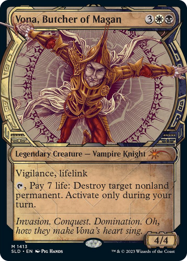 1413 Vona, Butcher of Magan M Secret Lair Drop Series