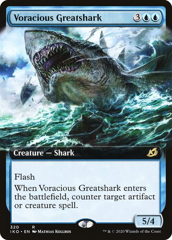 0320 Voracious Greatshark (Extended Art) R Lair of Behemoths