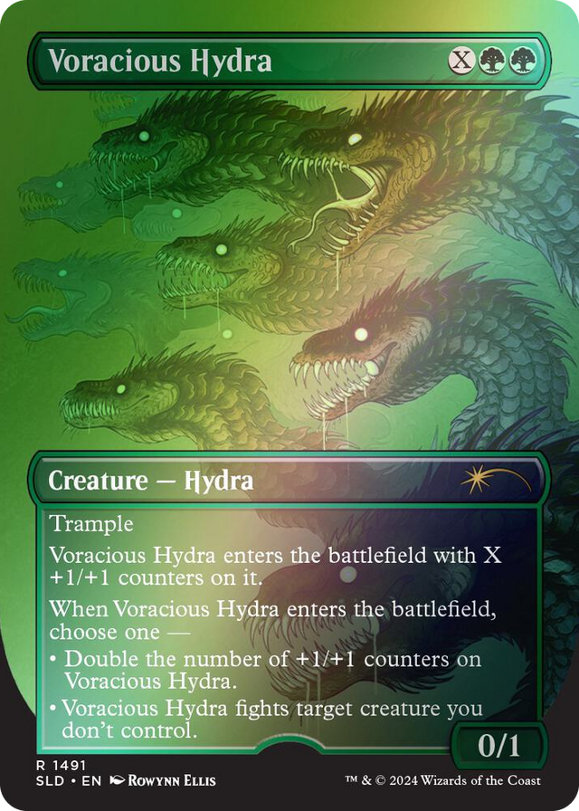 1491 Voracious Hydra (Rainbow Foil) R Secret Lair Drop Series