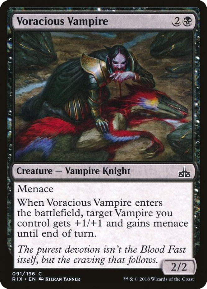 0091 Voracious Vampire C Rivals of Ixalan