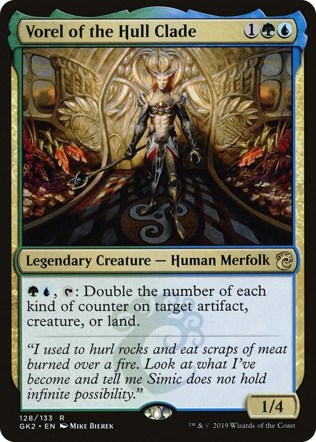 0128 Vorel of the Hull Clade R Ravnica Allegiance: Guild Kits