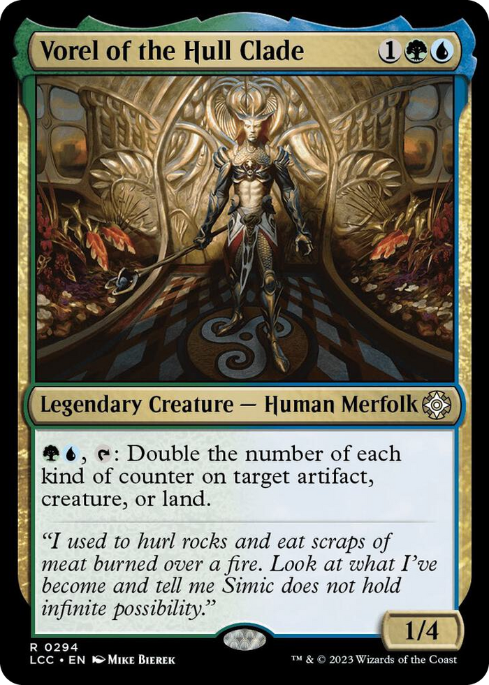 Vorel of the Hull Clade #294 R - Commander: The Lost Caverns of Ixalan Pokemon card
