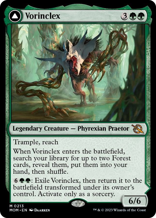 Vorinclex #213 M - March of the Machine Pokemon card