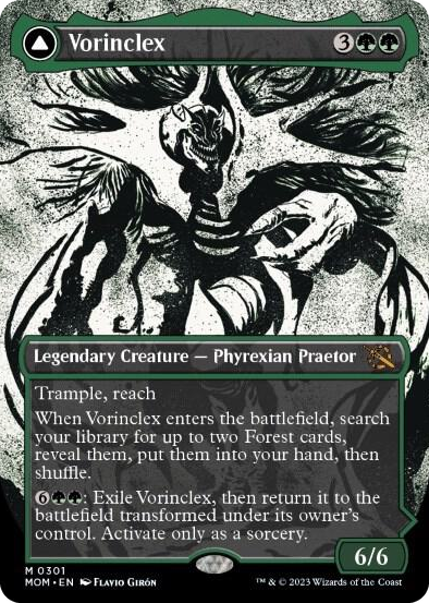 Vorinclex (Showcase) #301 M - March of the Machine Pokemon card