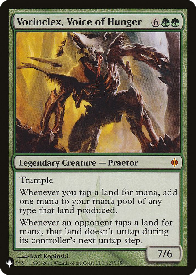 0127 Vorinclex, Voice of Hunger M The List Reprints