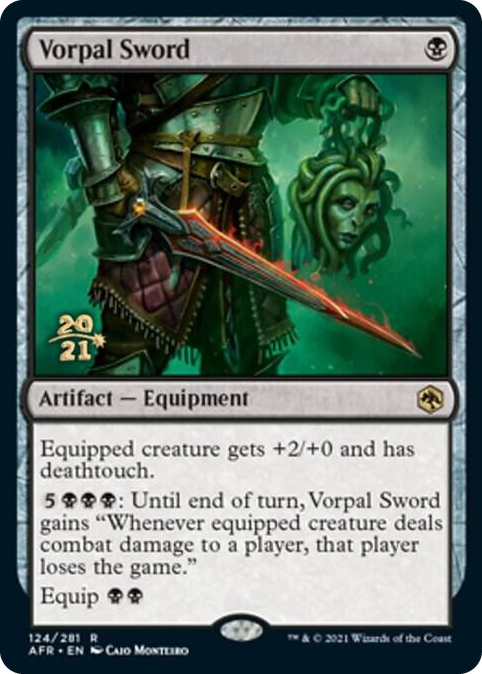 Vorpal Sword #124 R - Prerelease Cards Pokemon card