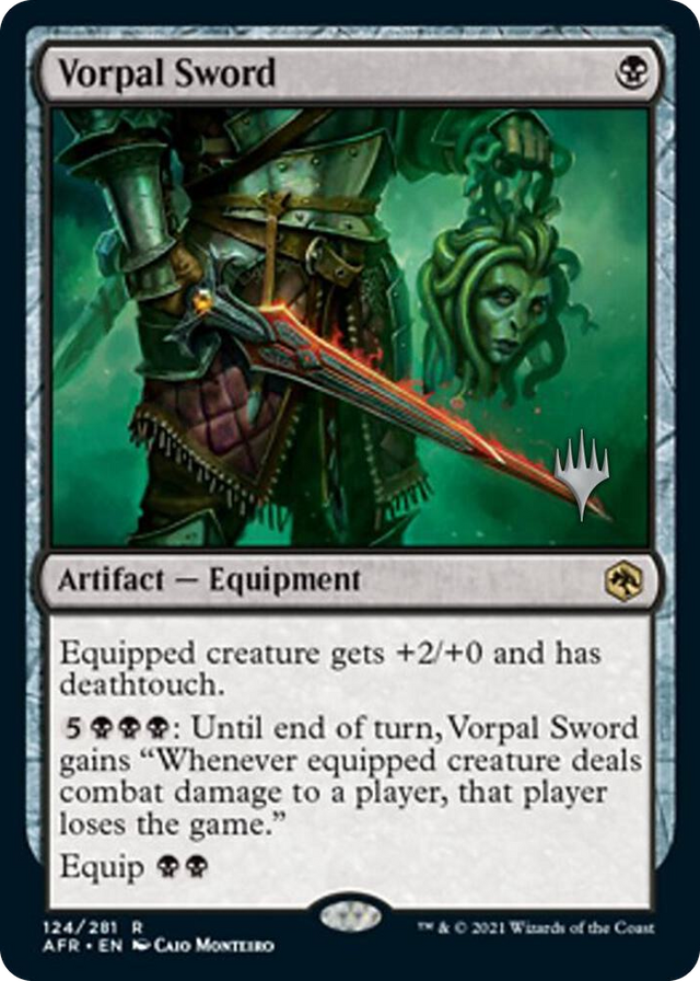 0124 Vorpal Sword R Promo Pack: Adventures in the Forgotten Realms