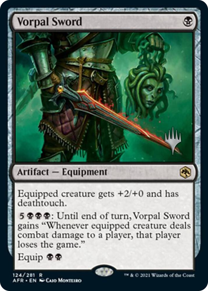 0124 Vorpal Sword R Promo Pack: Adventures in the Forgotten Realms