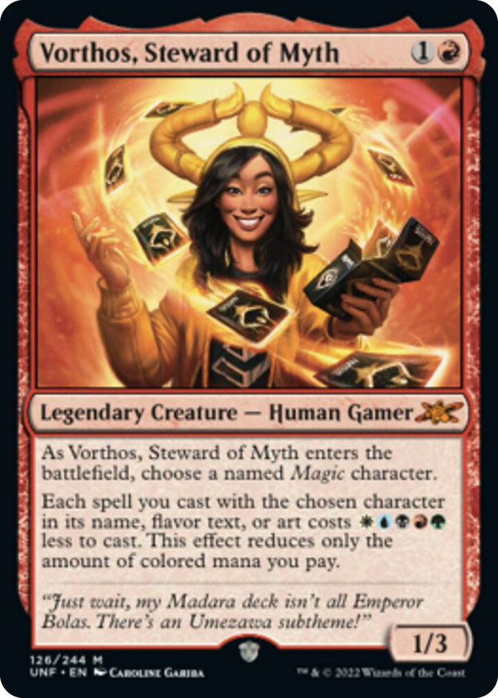 0126 Vorthos, Steward of Myth M Unfinity