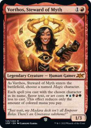 0126 Vorthos, Steward of Myth M Unfinity