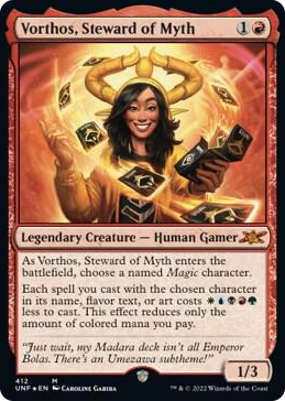 0412 Vorthos, Steward of Myth (Galaxy Foil) M Unfinity