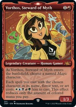 0251 Vorthos, Steward of Myth (Showcase) M Unfinity