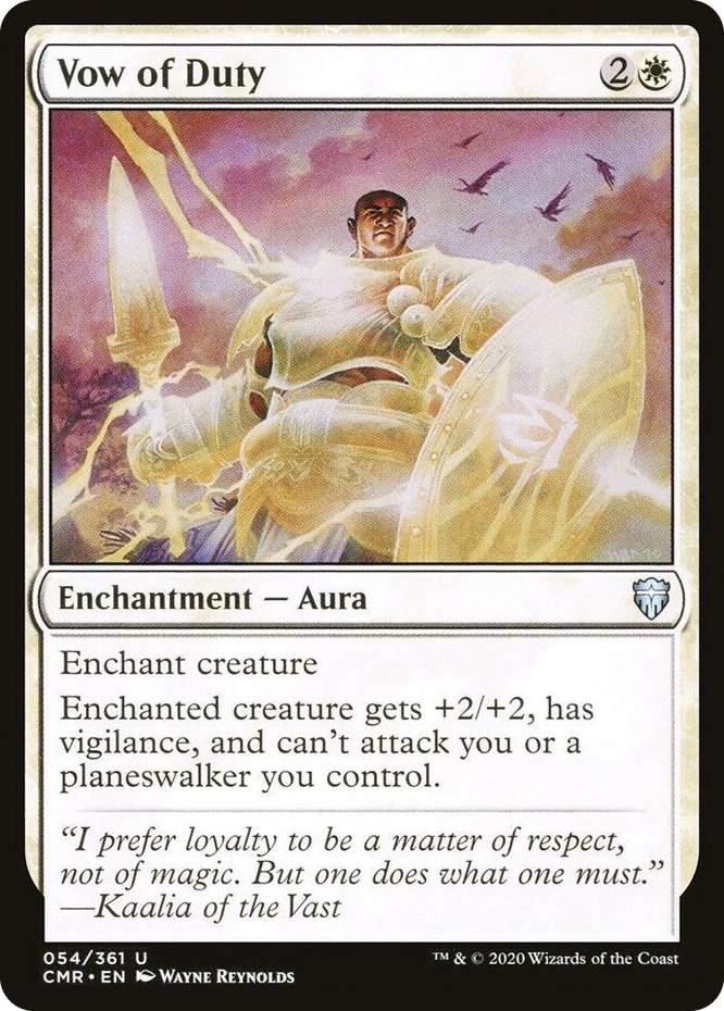 0054 Vow of Duty U Commander Legends
