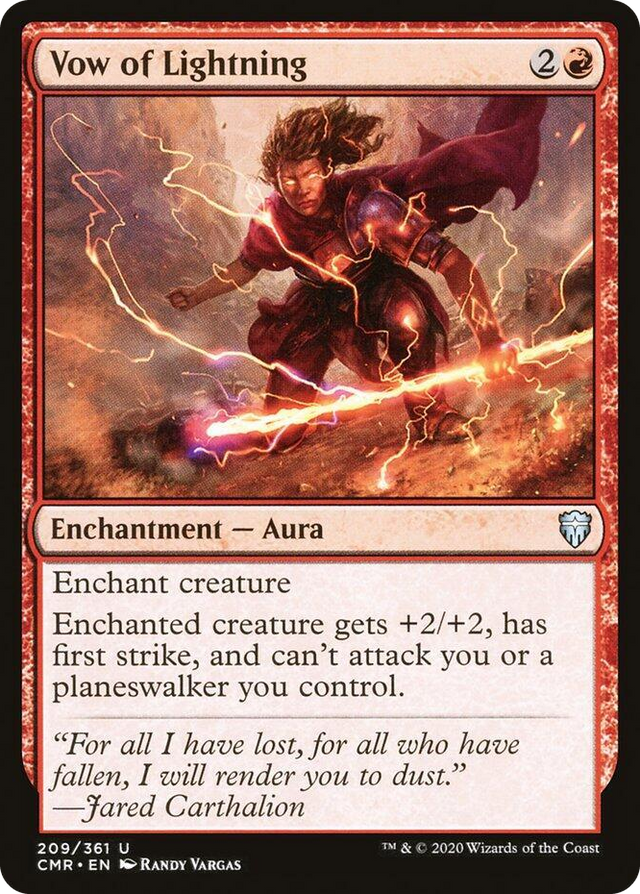 0209 Vow of Lightning U Commander Legends