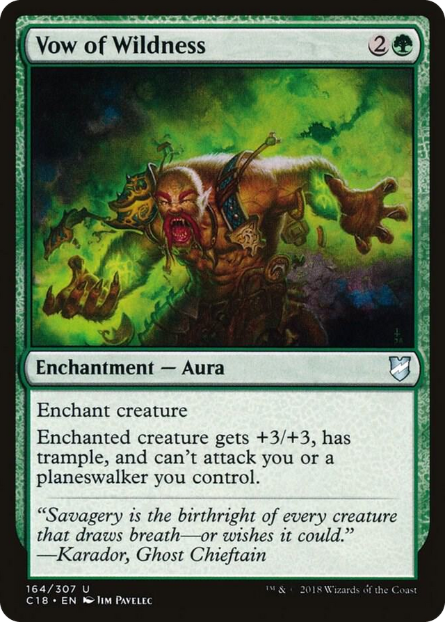 0164 Vow of Wildness U Commander 2018