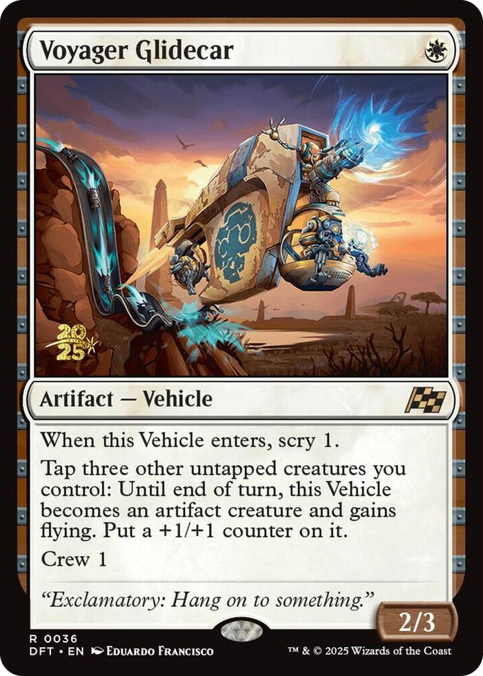 Voyager Glidecar #36 R - Prerelease Cards Pokemon card