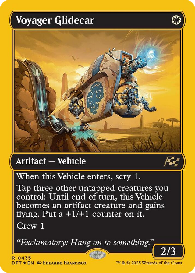 0435 Voyager Glidecar (First-Place Foil) R Aetherdrift