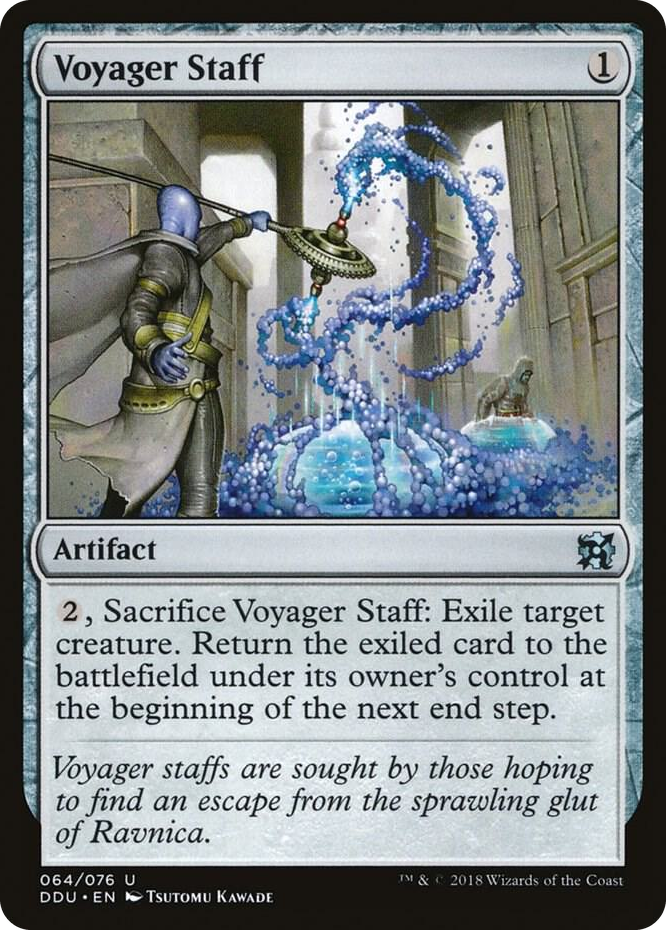 0064 Voyager Staff U Duel Decks: Elves vs. Inventors