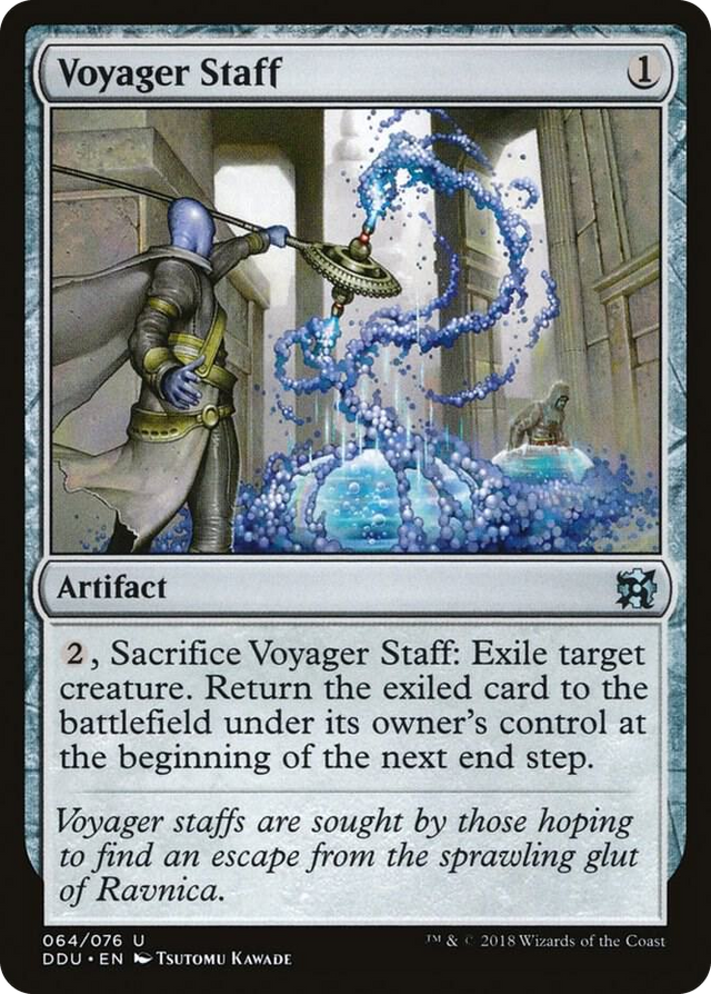 0064 Voyager Staff U Duel Decks: Elves vs. Inventors