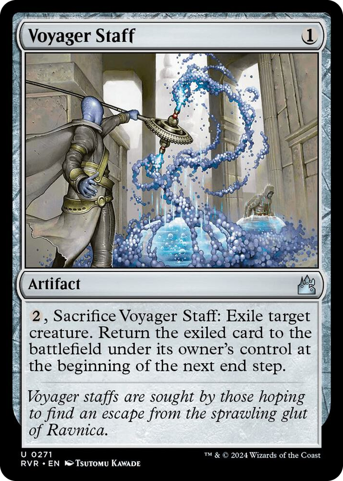Voyager Staff #271 U - Ravnica Remastered Pokemon card