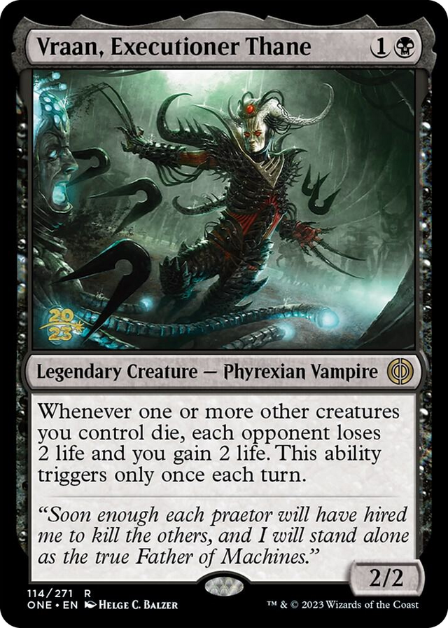 0114 Vraan, Executioner Thane R Prerelease Cards