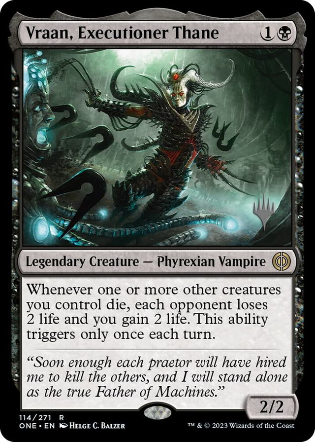 0114 Vraan, Executioner Thane R Promo Pack: Phyrexia: All Will Be One