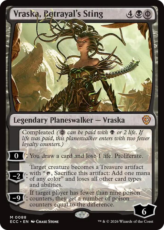 0088 Vraska, Betrayal's Sting M Commander: Lorwyn Eclipsed