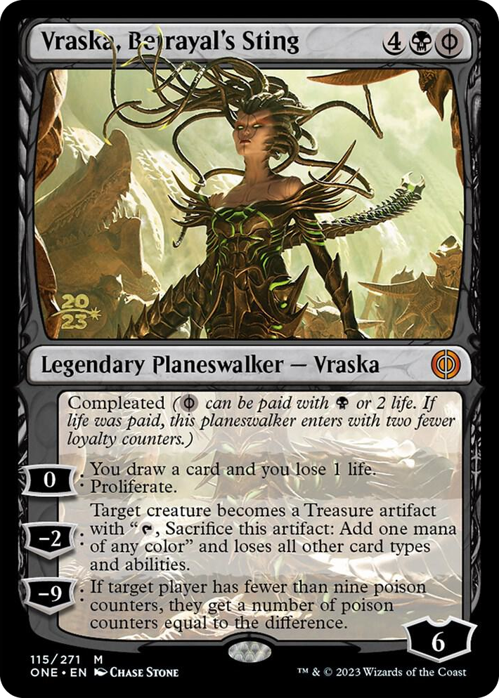 0115 Vraska, Betrayal's Sting M Prerelease Cards