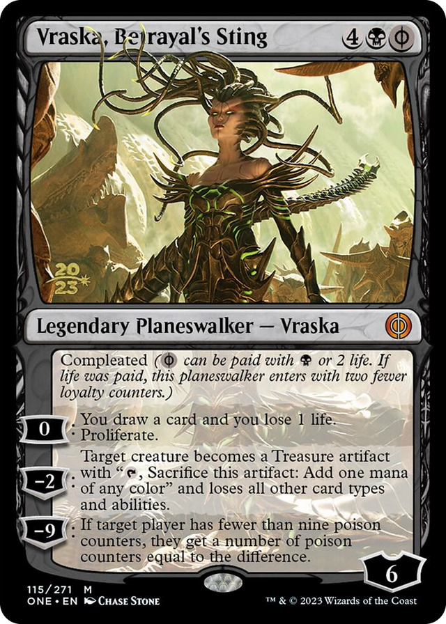 0115 Vraska, Betrayal's Sting M Prerelease Cards