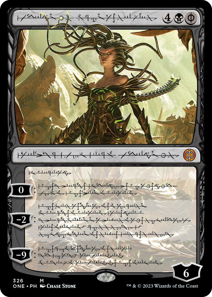 Vraska, Betrayal's Sting (Phyrexian) #326 M - Phyrexia: All Will Be One Pokemon card