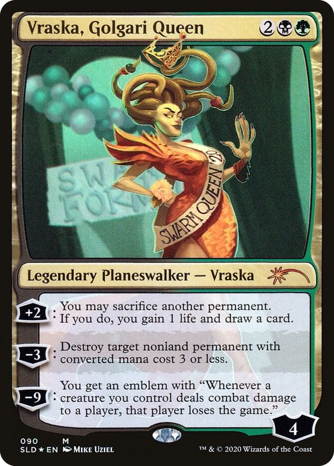 Vraska, Golgari Queen (090) #90 M - Secret Lair Drop Series Pokemon card