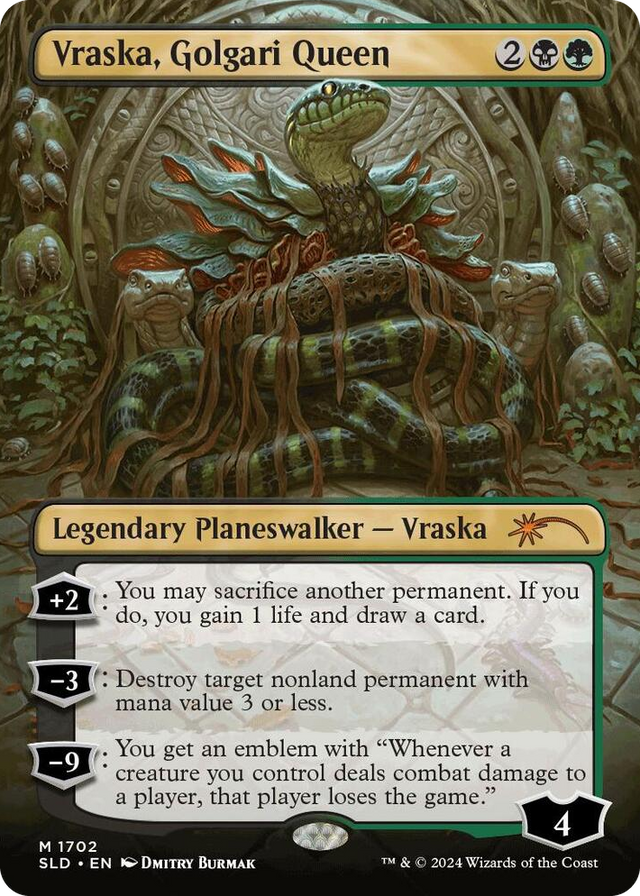 1702 Vraska, Golgari Queen (1702) M Secret Lair Drop Series