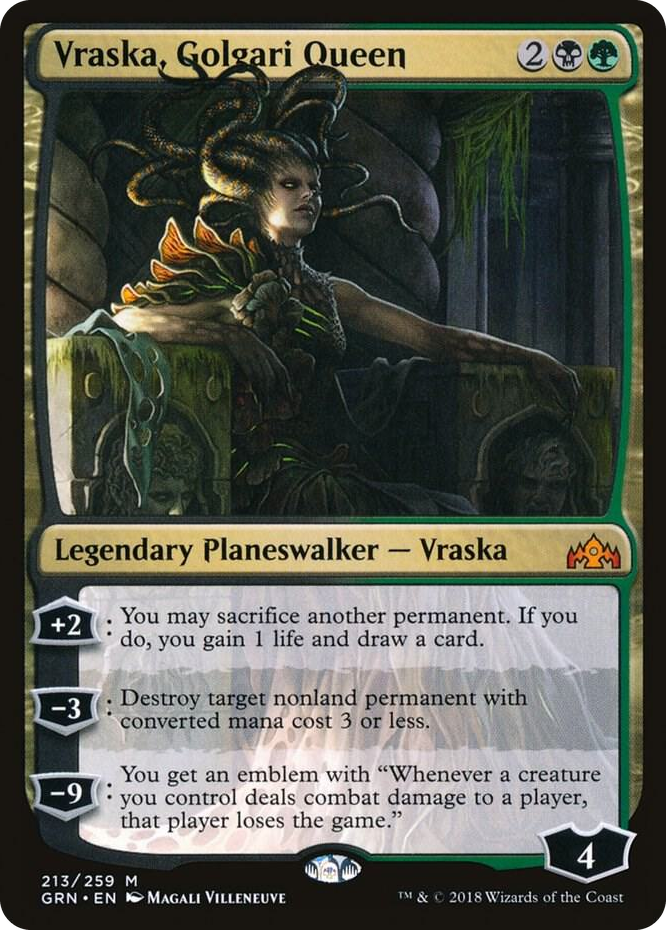0213 Vraska, Golgari Queen M Guilds of Ravnica