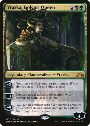 0213 Vraska, Golgari Queen M Guilds of Ravnica