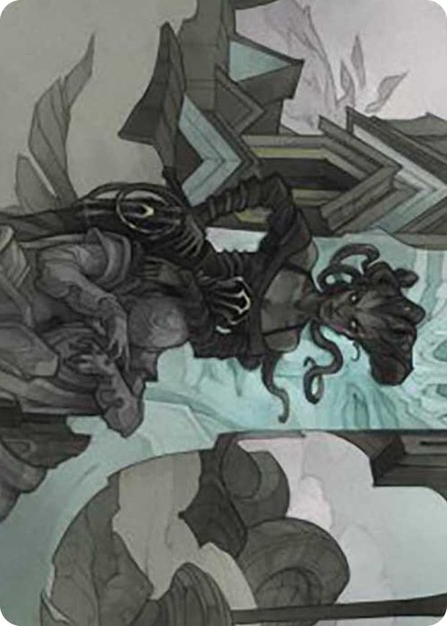 Vraska Joins Up Art Card #34 S - Art Series: Outlaws of Thunder Junction Pokemon card