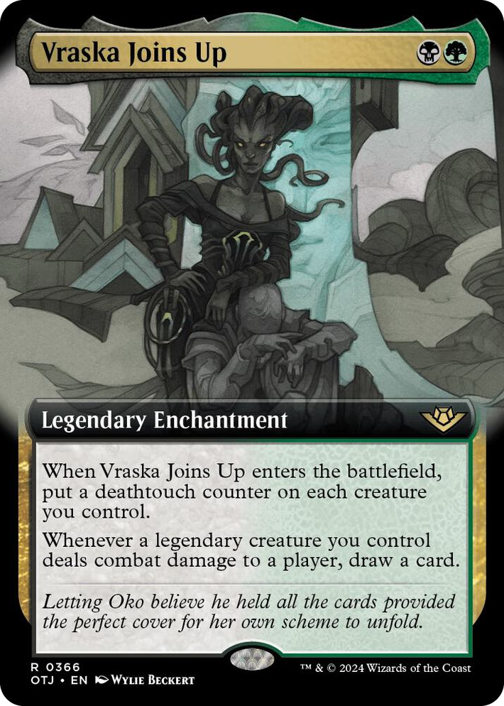 0366 Vraska Joins Up (Extended Art) R Outlaws of Thunder Junction