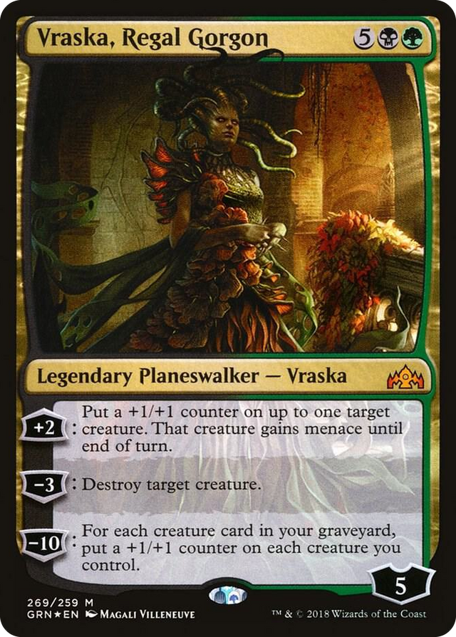 0269 Vraska, Regal Gorgon M Guilds of Ravnica