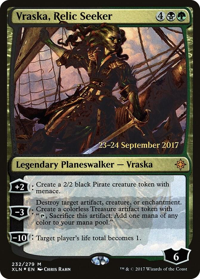 0232 Vraska, Relic Seeker M Prerelease Cards