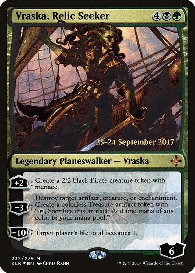 0232 Vraska, Relic Seeker M Prerelease Cards