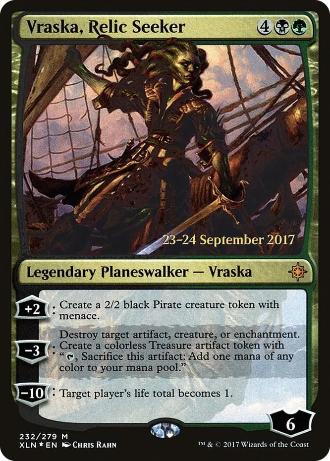 0232 Vraska, Relic Seeker M Prerelease Cards