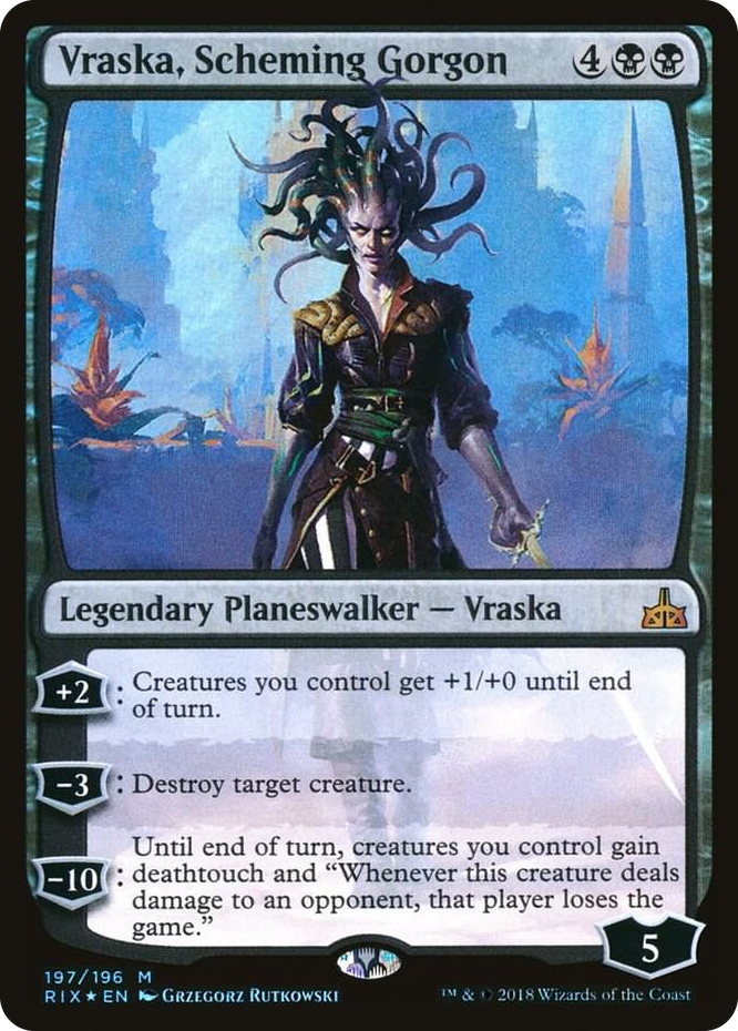 0197 Vraska, Scheming Gorgon M Rivals of Ixalan