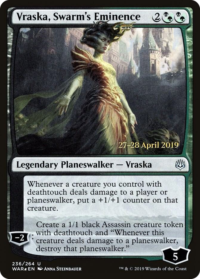 0236 Vraska, Swarm's Eminence U Prerelease Cards