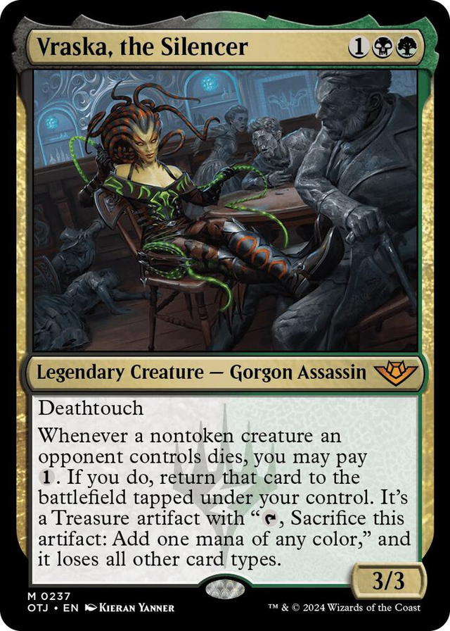 0237 Vraska, the Silencer M Outlaws of Thunder Junction