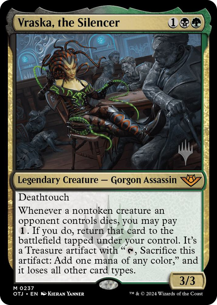 0237 Vraska, the Silencer M Promo Pack: Outlaws of Thunder Junction