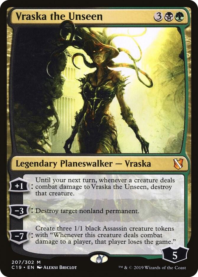 0207 Vraska the Unseen M Commander 2019